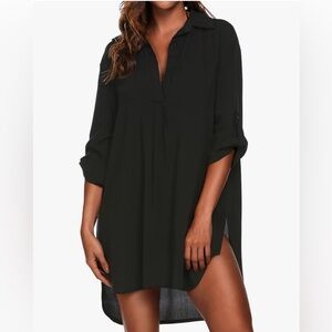 Ekouaer | V-Neck Swim Cover up